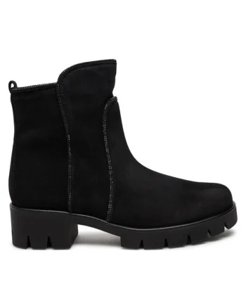 Ghete dama  304338403, Piele naturala, Negru, Negru
