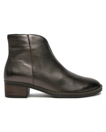 Ghete dama  304338892, Piele naturala, Gri, Gri