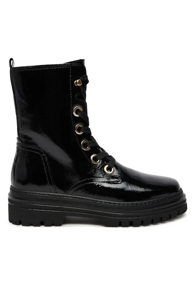 Ghete dama  304338434, Piele naturala, Negru, Negru
