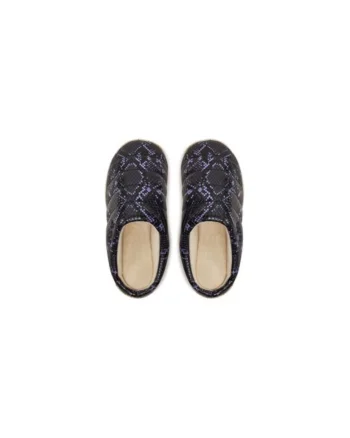 Papuci unisex  304464867, Piele ecologica, Violet, Violet