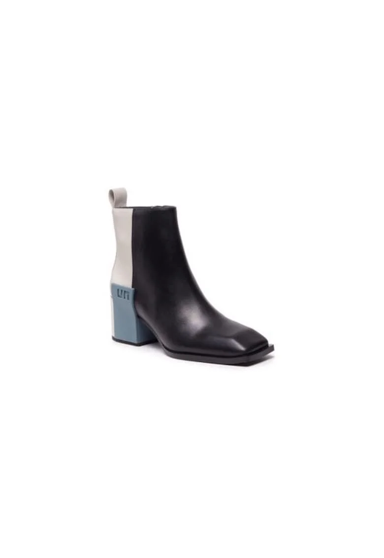 Ghete dama  303085919, Piele naturala, Negru, Negru