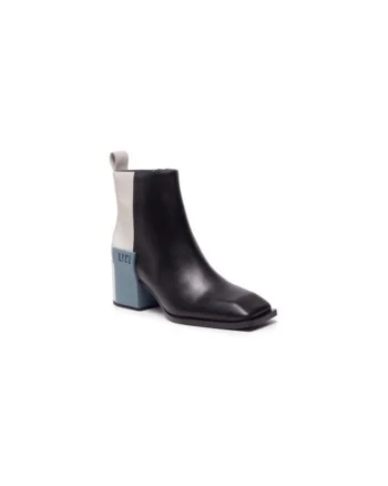 Ghete dama  303085919, Piele naturala, Negru, Negru