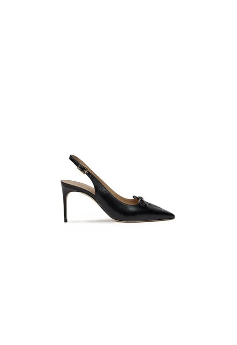 Sandale dama  305170330, Piele naturala, Negru, Negru