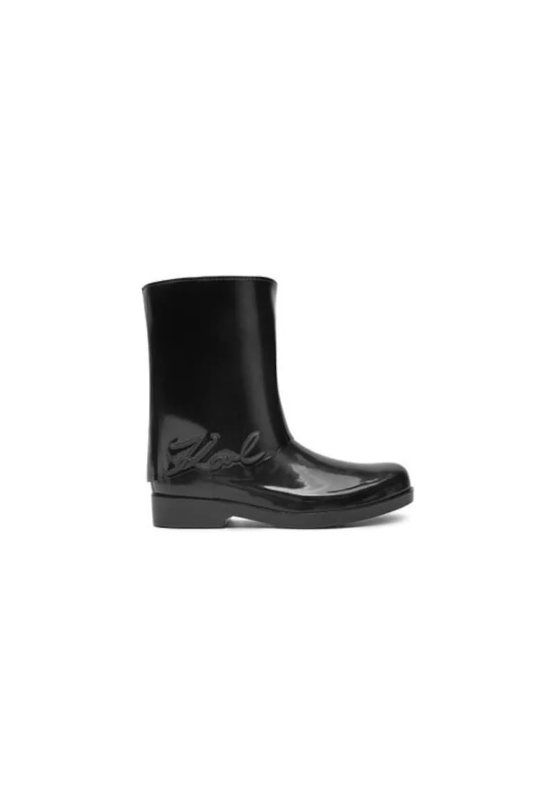 Cizme de ploaie dama  305061751, Sintetic, Negru, Negru