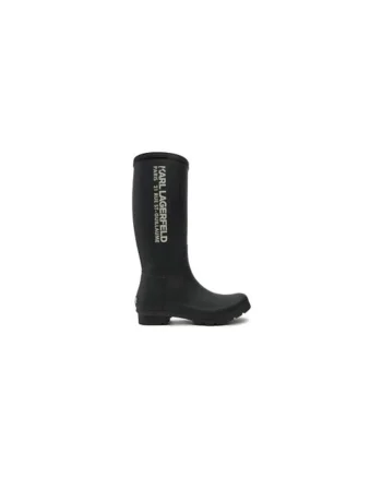 Cizme de ploaie dama  305062123, Sintetic, Negru, Negru