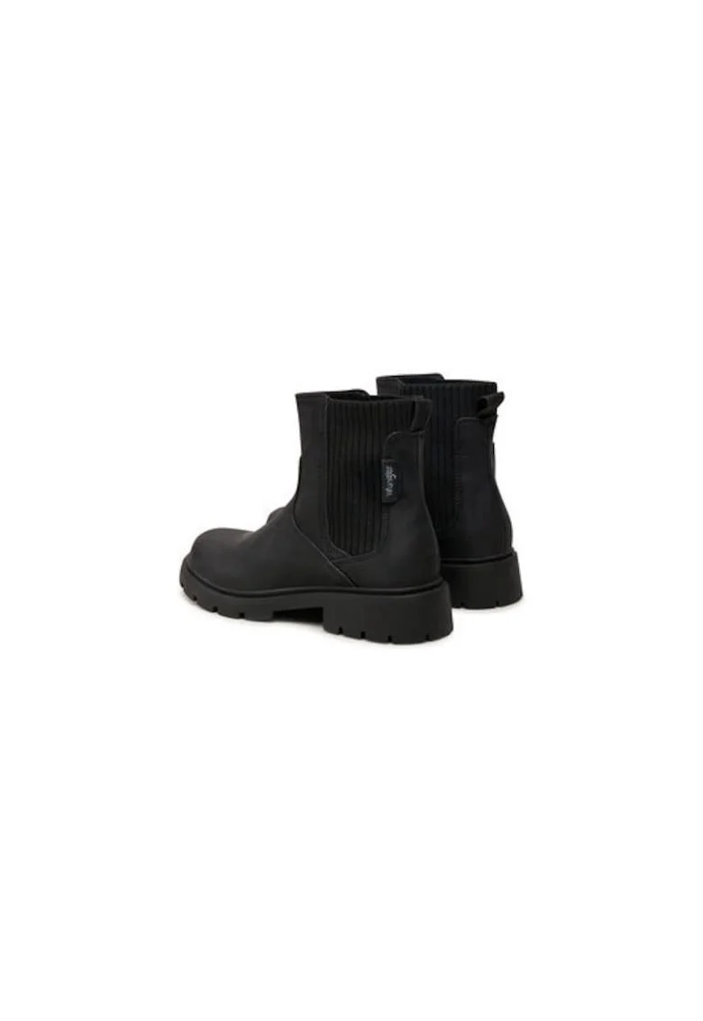 Ghete dama  304836602, Piele ecologica, Negru, Negru