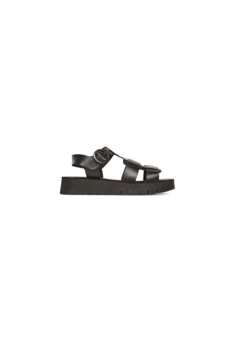 Sandale dama  305140753, Piele naturala, Negru, Negru