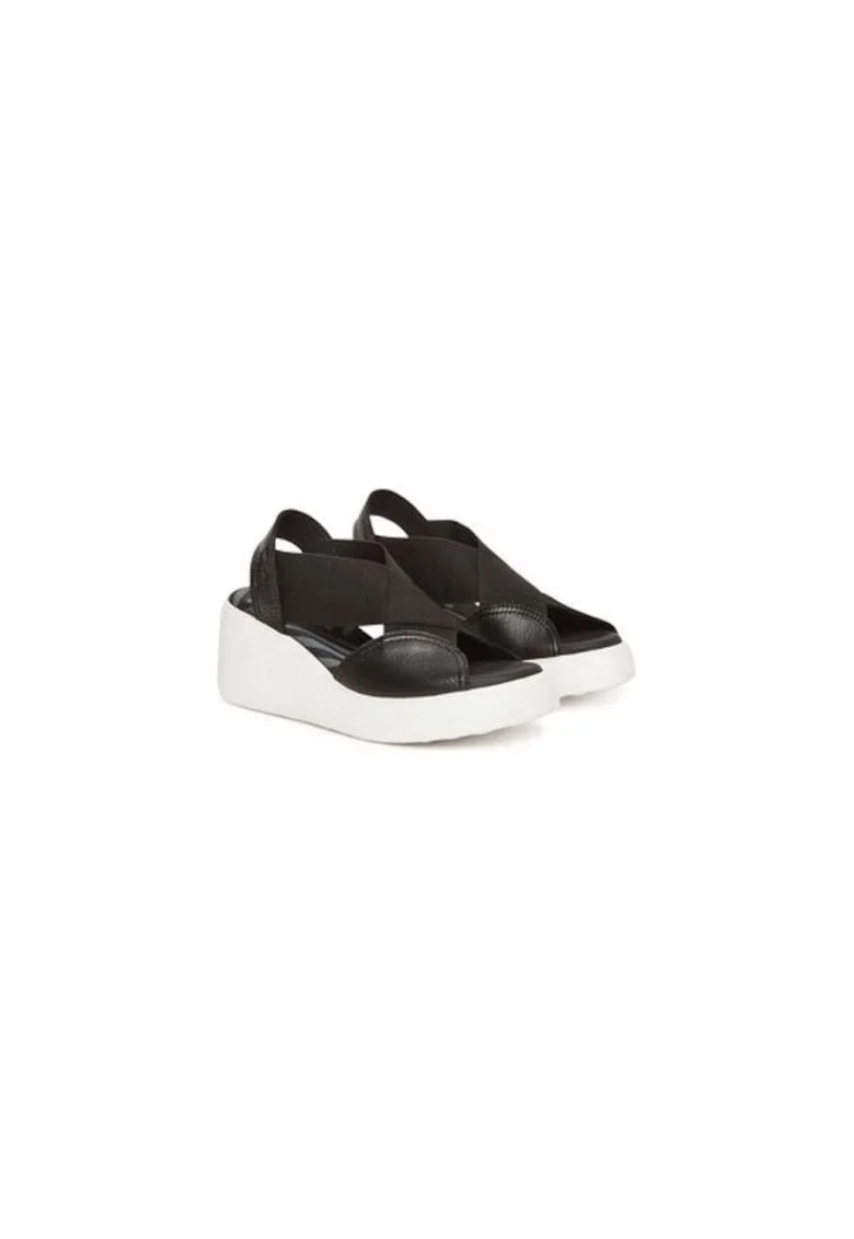 Sandale dama  305140265, Piele naturala, Negru, Negru
