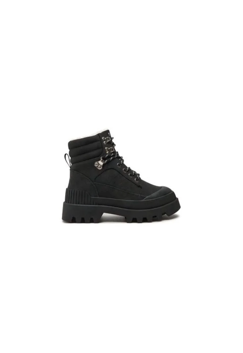 Ghete dama  304484469, Piele ecologica, Negru, Negru