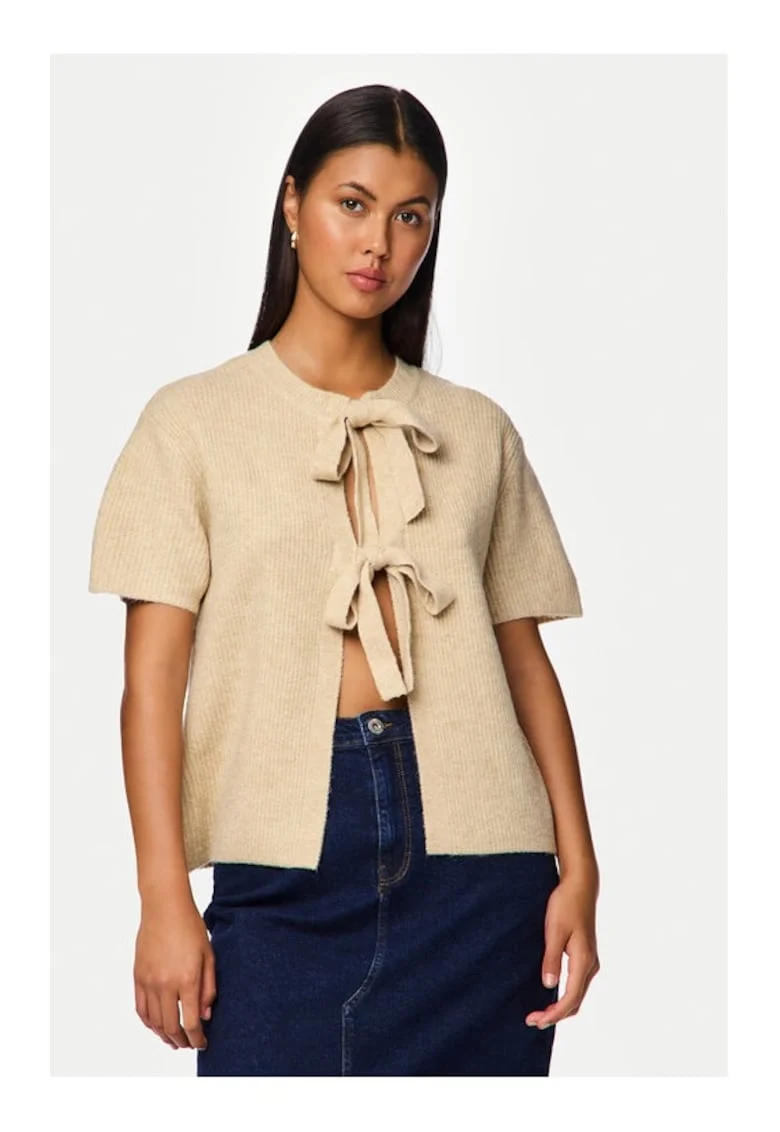 Cardigan 17156681 Bej Regular Fit, Poliester