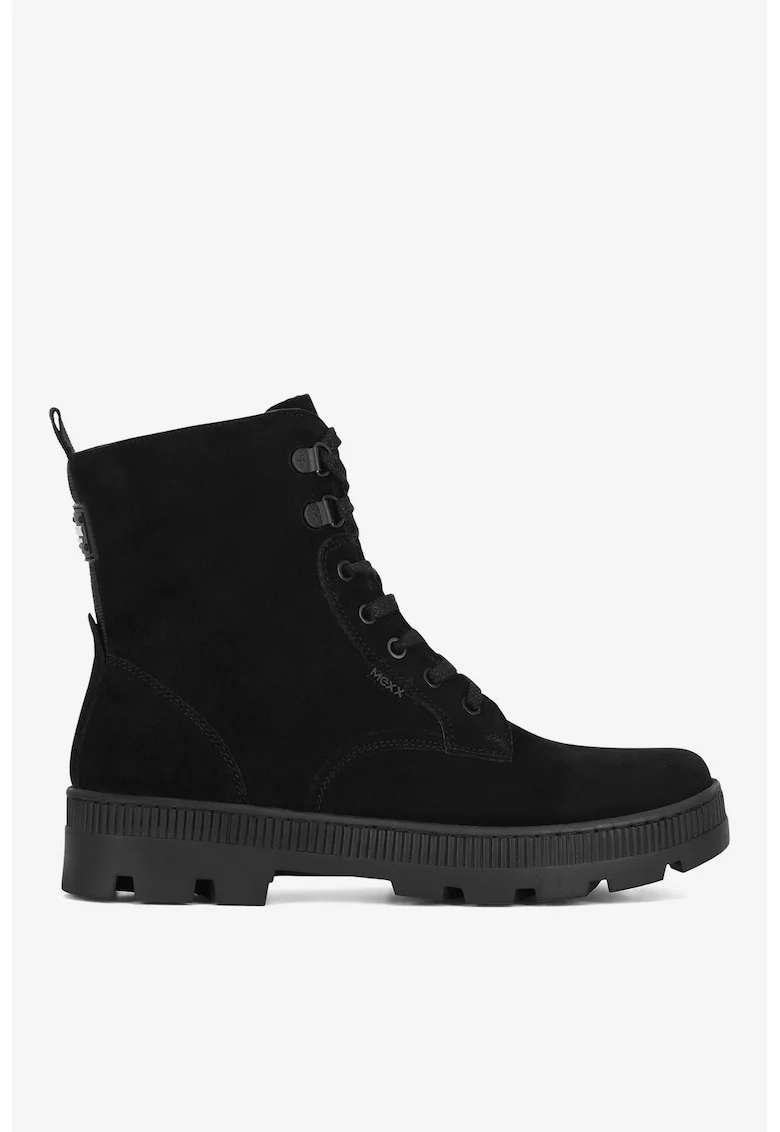 Ghete dama  5903419187261, Piele intoarsa, Negru, Negru