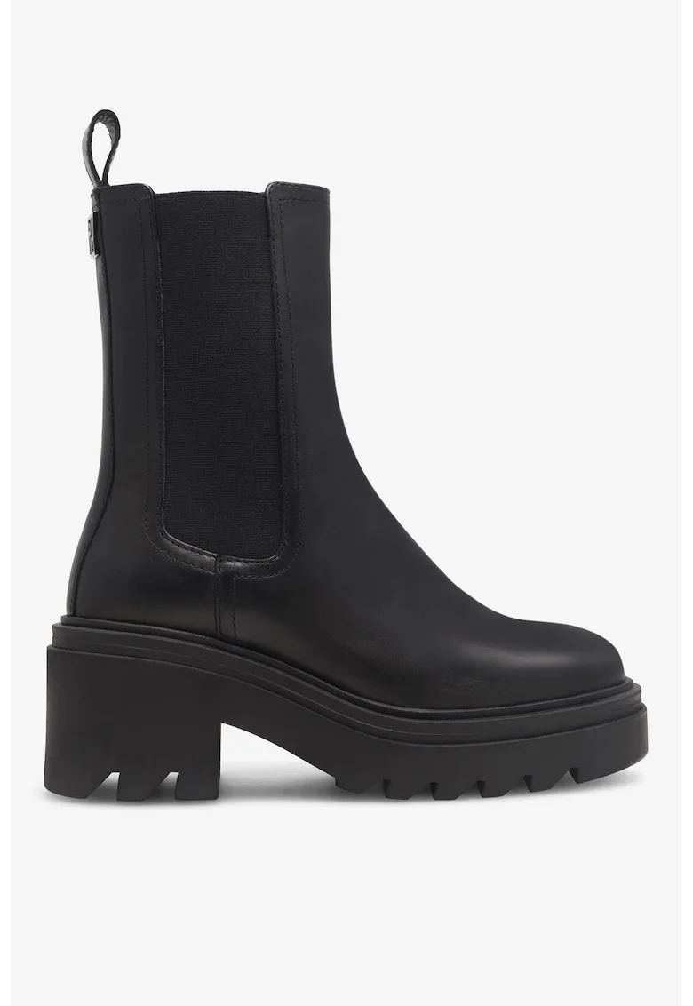 Ghete dama  5903419555749, Piele naturala, Negru, Negru