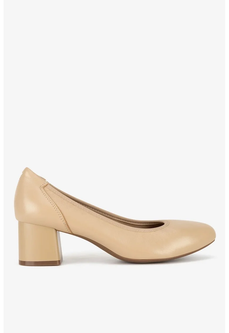 Pantofi dama  5903419919169, Piele naturala, Bej, Bej