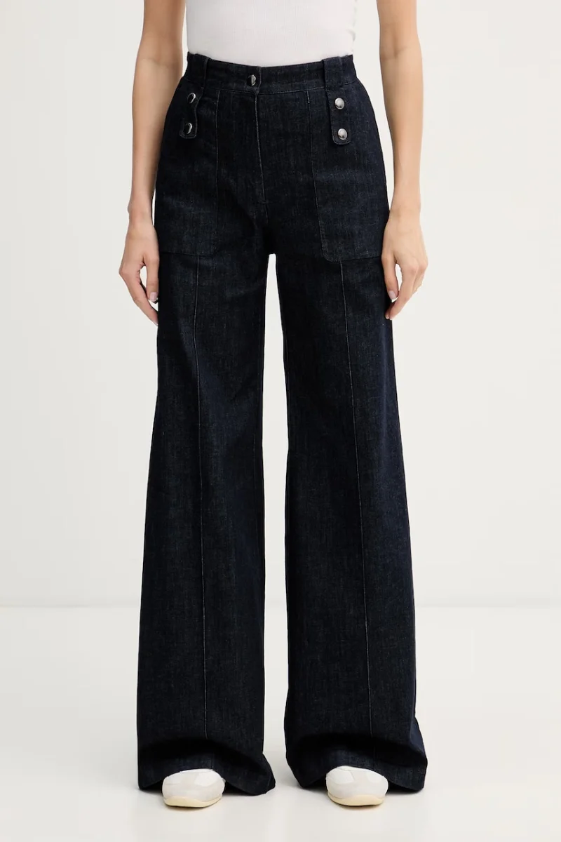 Fusalp blugi wide leg pentru femei NOELA DENIM
