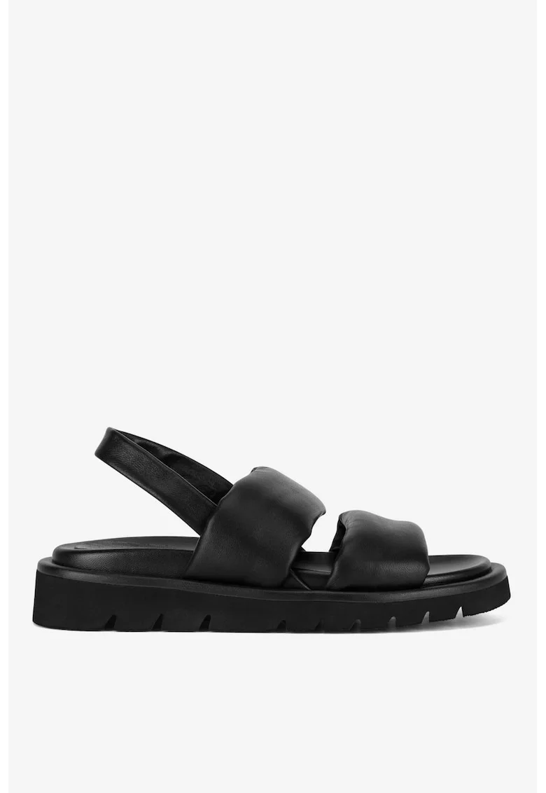 Sandale dama  5903698027098, Piele naturala, Negru, Negru