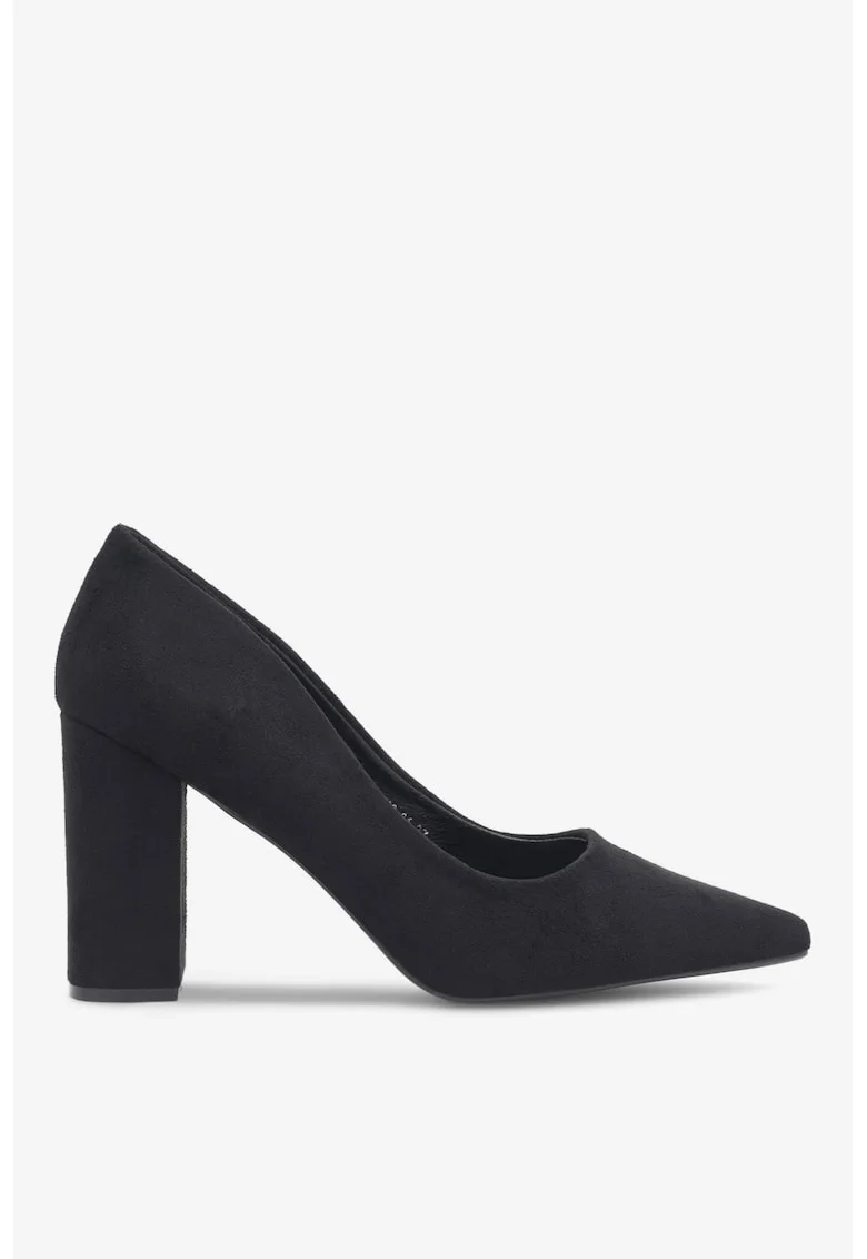 Pantofi dama  5903698013657, Textil, Negru, Negru