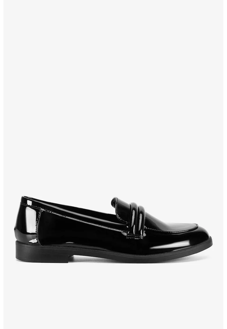 Mocasini dama  5903698030593, Sintetic, Negru, Negru
