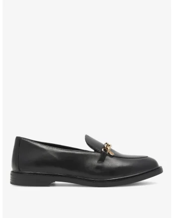 Mocasini dama  5903698055435, Piele naturala, Negru, Negru