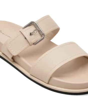 Papuci CALL IT SPRING albi, 14226964, din piele ecologica