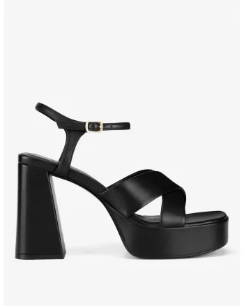 Sandale dama  5903698194516, Piele naturala, Negru, Negru