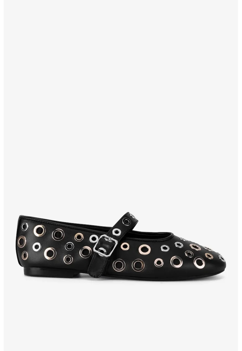 Balerini  5903698199078, Piele naturala, Negru, Negru