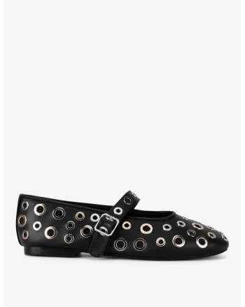 Balerini  5903698199078, Piele naturala, Negru, Negru
