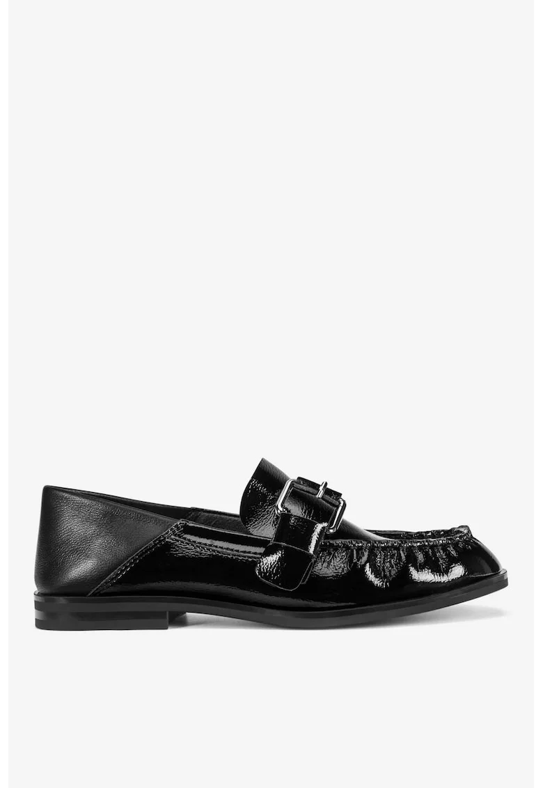 Mocasini dama  5903698601182, Piele naturala, Negru, Negru