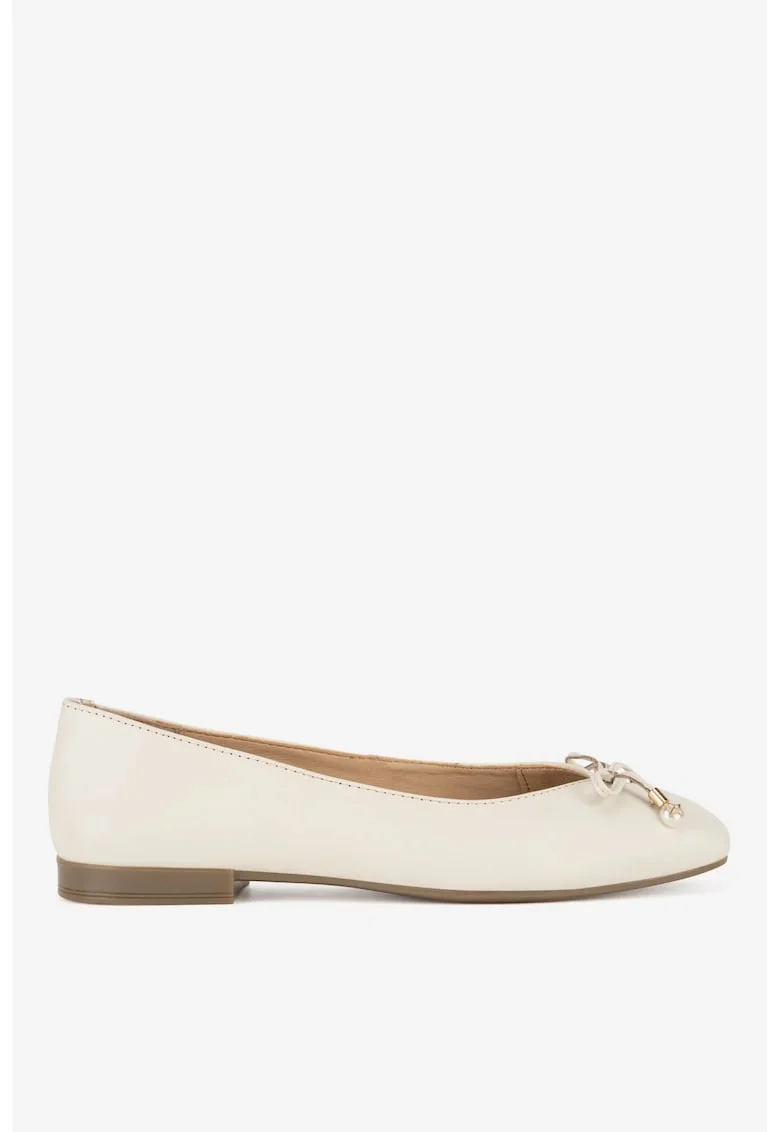 Balerini  5903698602844, Piele naturala, Bej, Bej