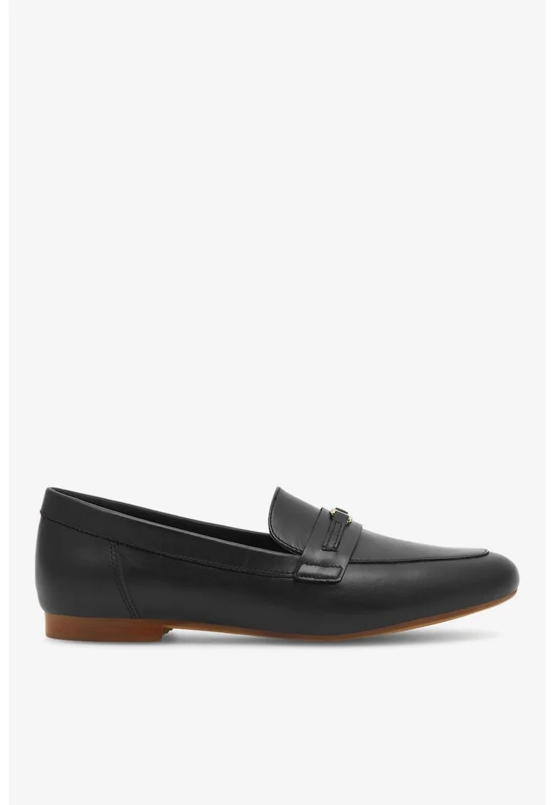 Mocasini dama  5903698619620, Piele naturala, Negru, Negru