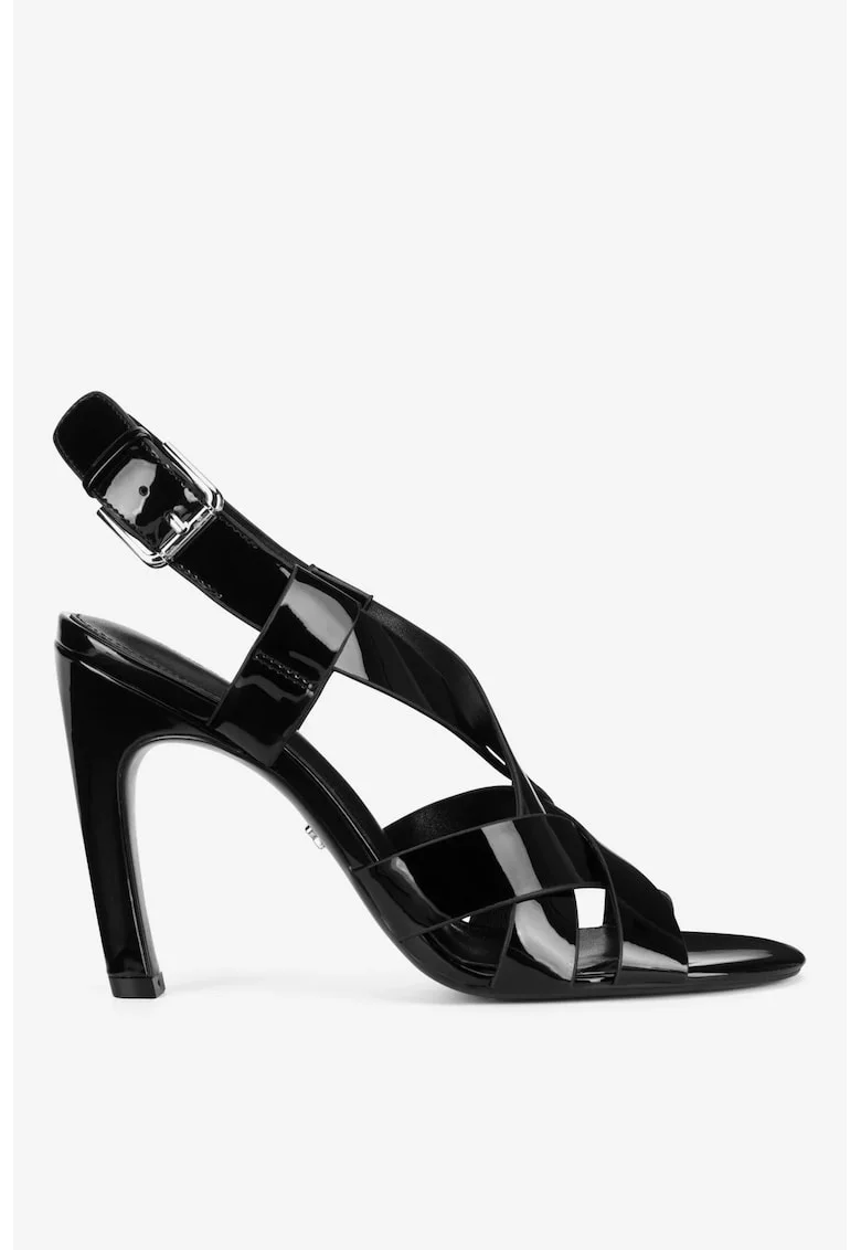 Sandale dama  5903698711034, Piele naturala, Negru, Negru
