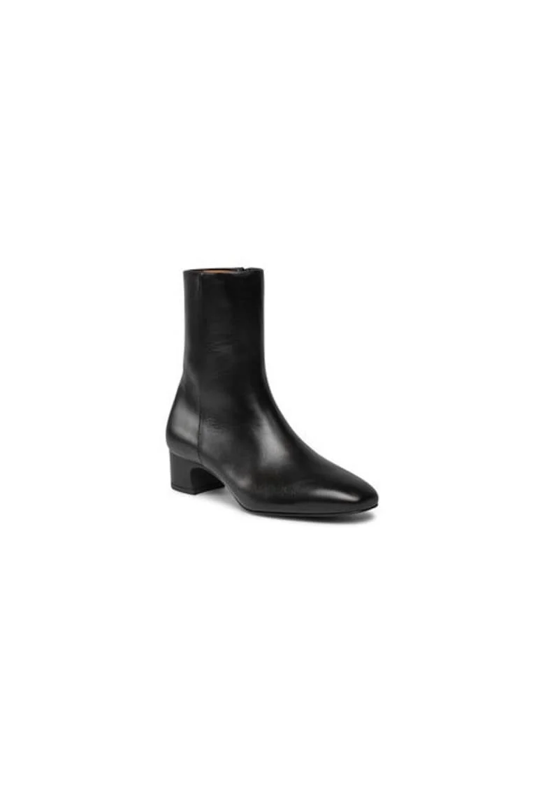 Ghete dama  303531591, Piele naturala, Negru, Negru
