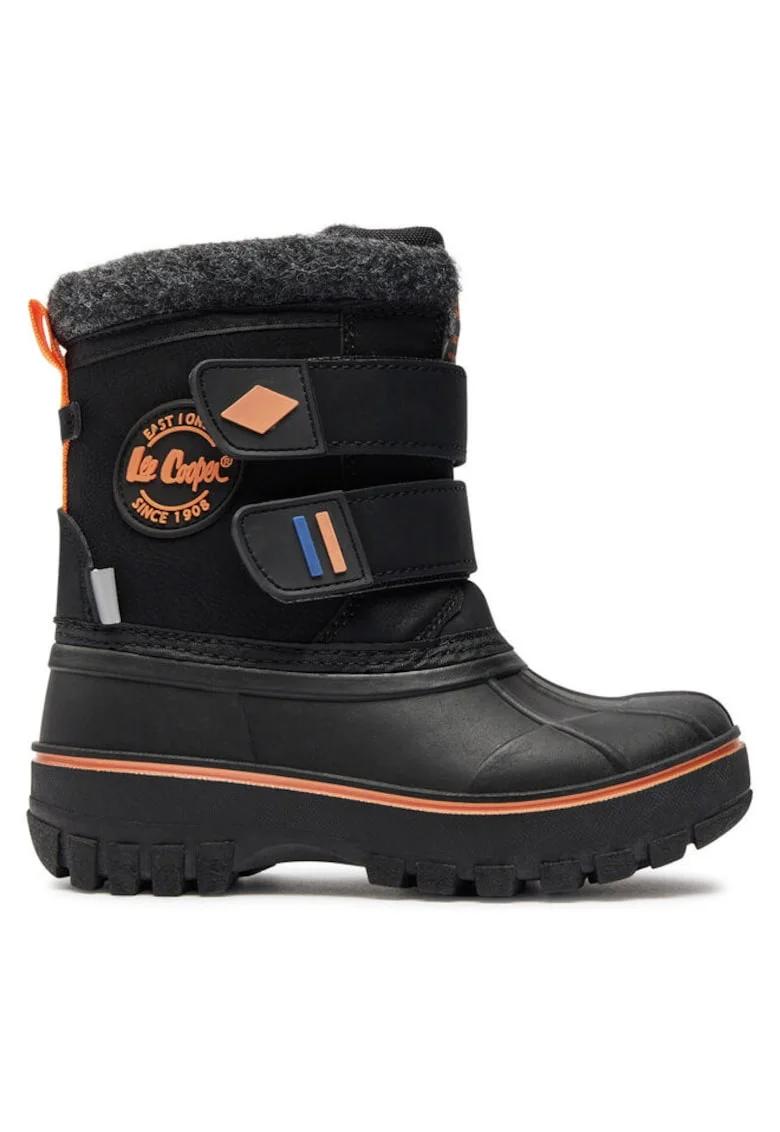 Ghete baieti  304322662, Piele ecologica, Negru, Negru