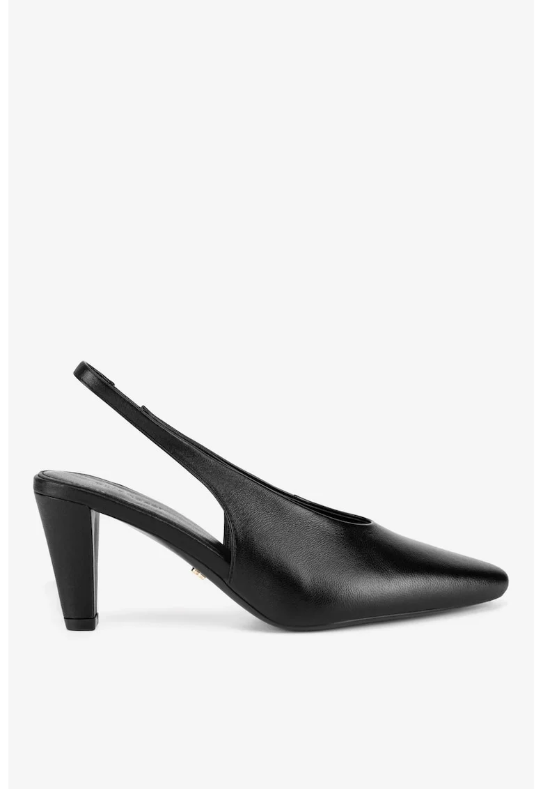Pantofi dama  5904862303260, Piele naturala, Negru, Negru
