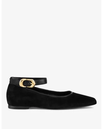 Balerini  5904862330488, Piele intoarsa, Negru, Negru