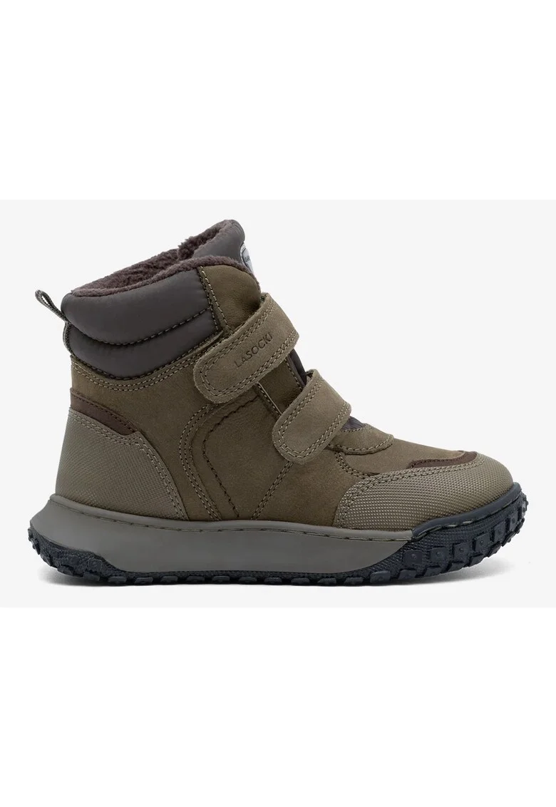 Ghete baieti  5905588773597, Piele naturala, Verde, Multicolor