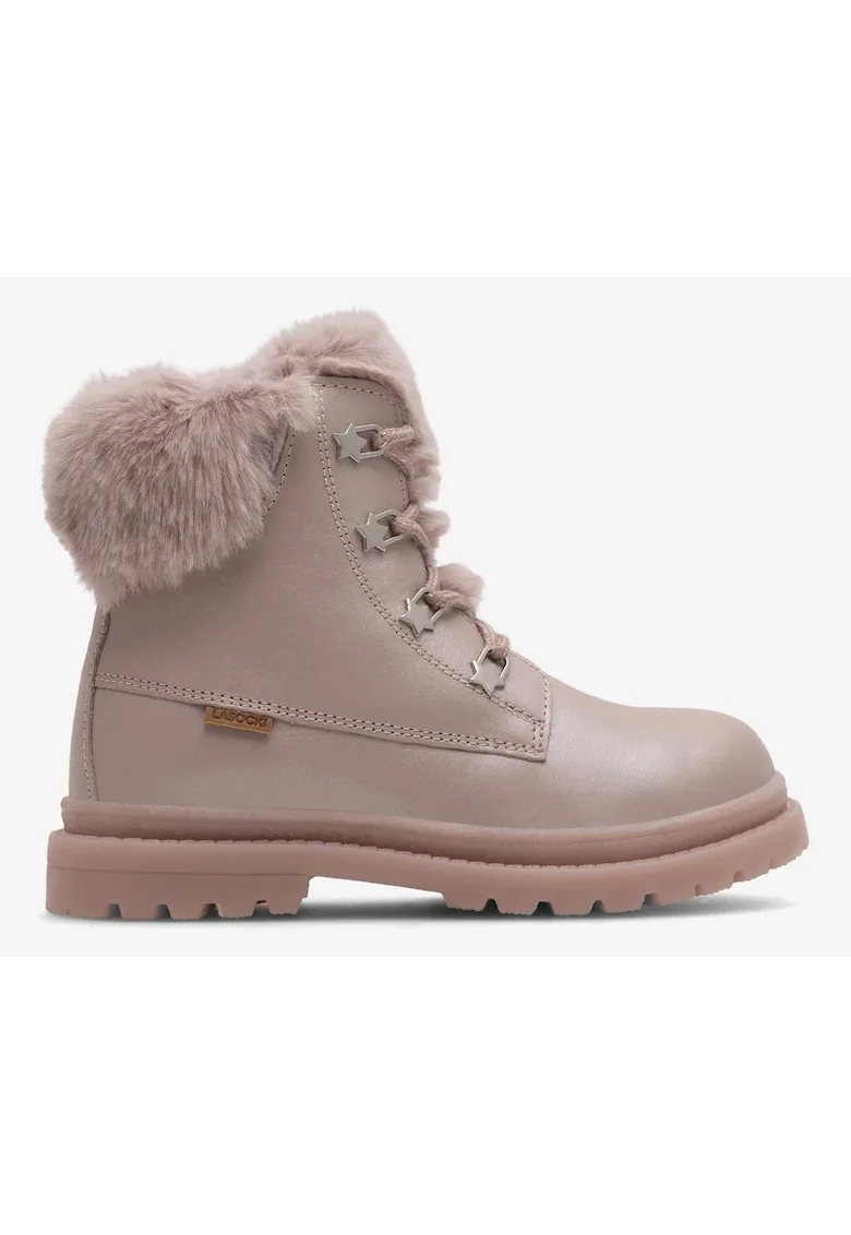 Ghete fete  5904862932781, Piele naturala, Roz, Roz