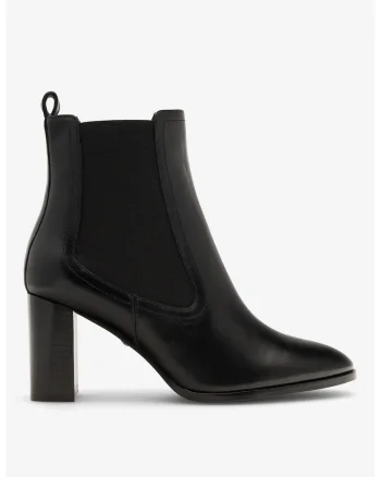 Ghete dama  5905588030720, Piele naturala, Negru, Negru