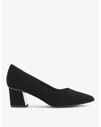 Pantofi dama  5905588294146, Piele intoarsa, Negru, Negru