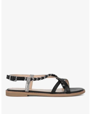 Sandale dama  5905588549451, Sintetic, Negru, Negru