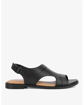 Sandale dama  5905588670773, Piele naturala, Negru, Negru