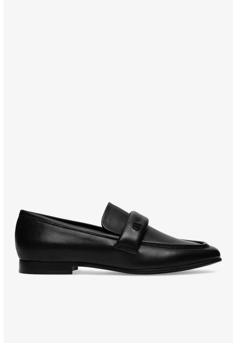 Mocasini dama  5905588679110, Piele naturala, Negru, Negru