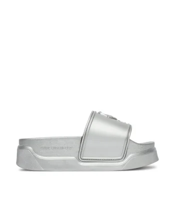Slapi dama, KL88819,  Sintetic, 40 EU, Argintiu