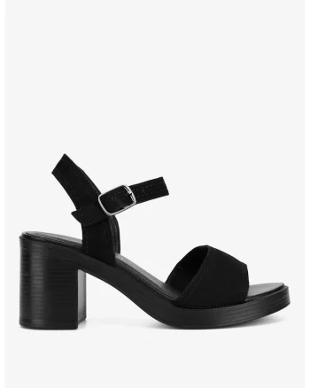 Sandale dama  5905588698715, Piele naturala, Negru, Negru