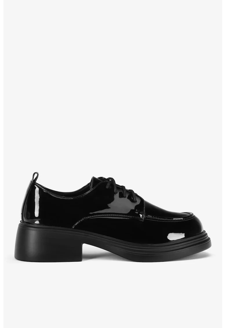 Pantofi dama  5905588747109, Sintetic, Negru, Negru