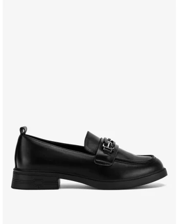 Mocasini dama  5905588747475, Sintetic, Negru, Negru