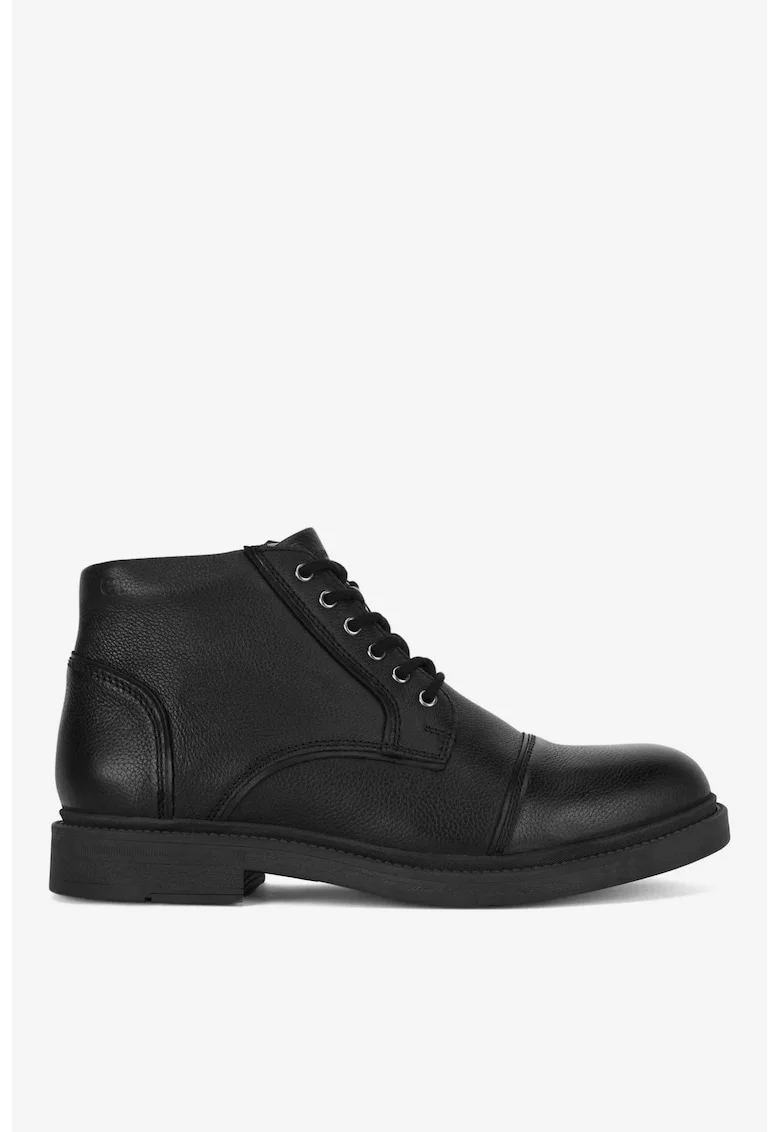Ghete barbati  5905588771920, Piele naturala, Negru, Negru