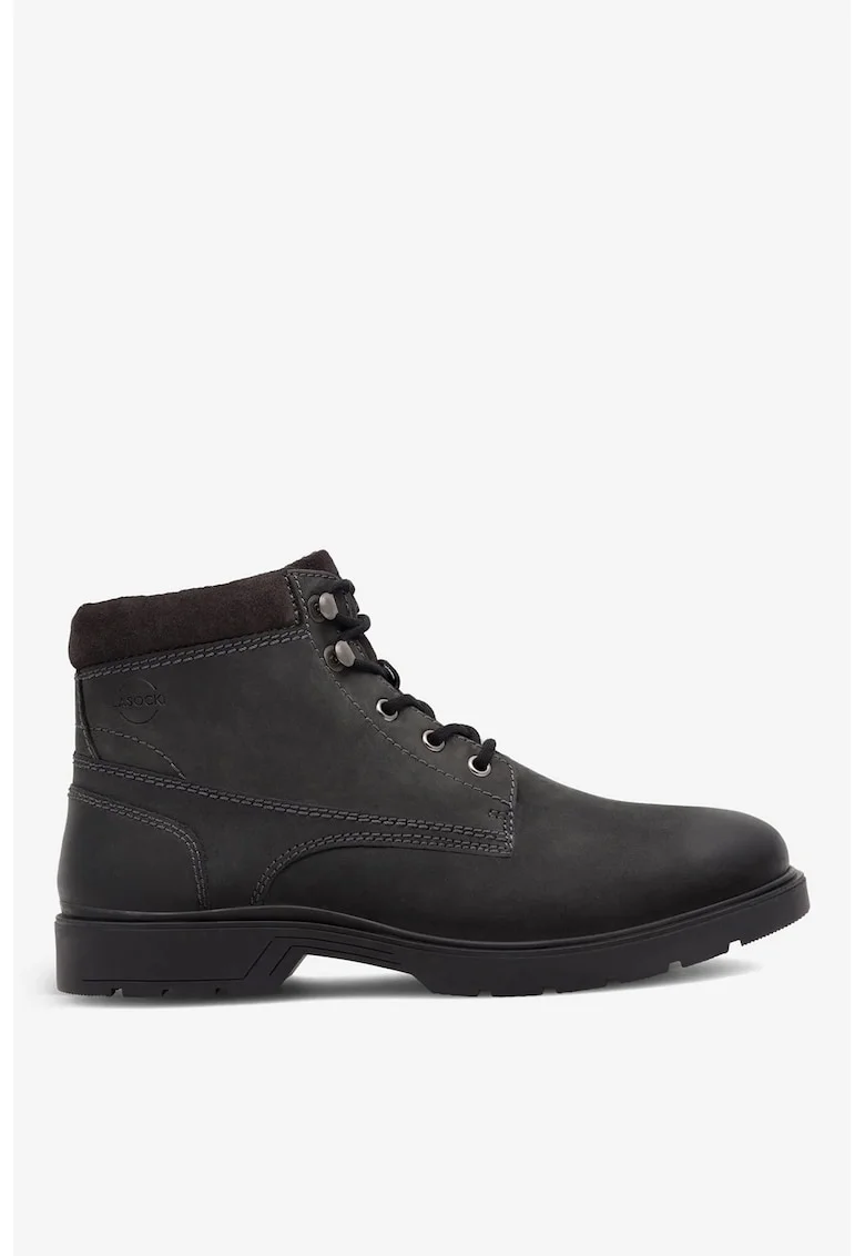Ghete barbati  5905588768715, Piele nabuc, Negru, Negru