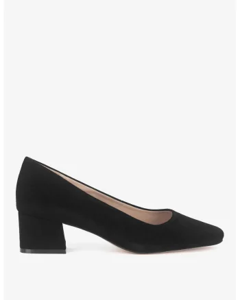 Pantofi dama  5905588776895, Piele intoarsa, Negru, Negru