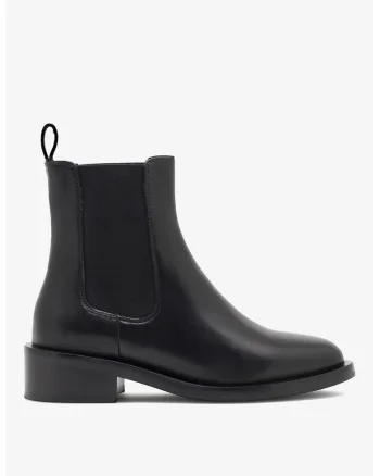 Ghete dama  5905588048510, Piele naturala, Negru, Negru