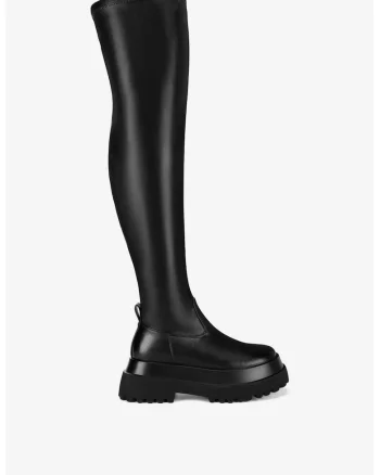 Cizme dama  5905588787815, Sintetic, Negru, Negru